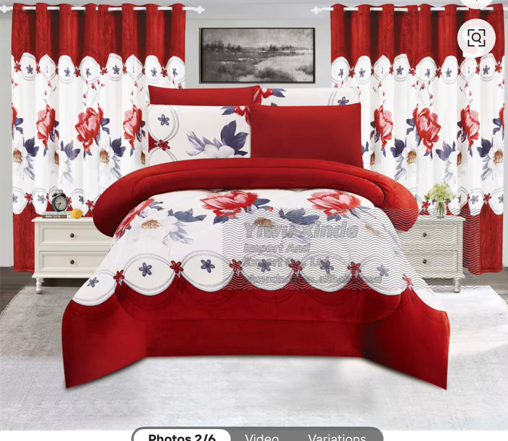 King Size Bedding Set – Decorative Patterns