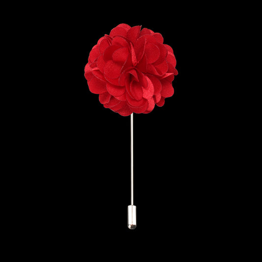Men Floral Brooch