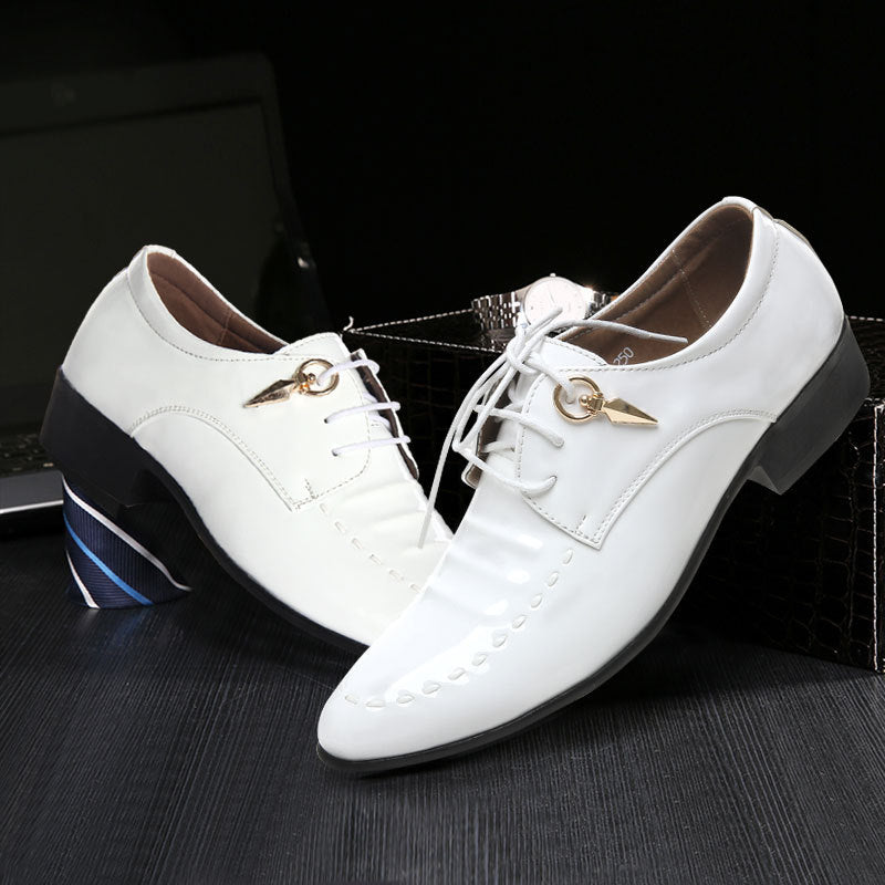 Men's Breathable Leather Shoes Black Soft Leather Soft Bottom Spring And Autumn Best Man Men's Business Formal Wear Casual Shoe