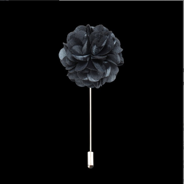 Men Floral Brooch