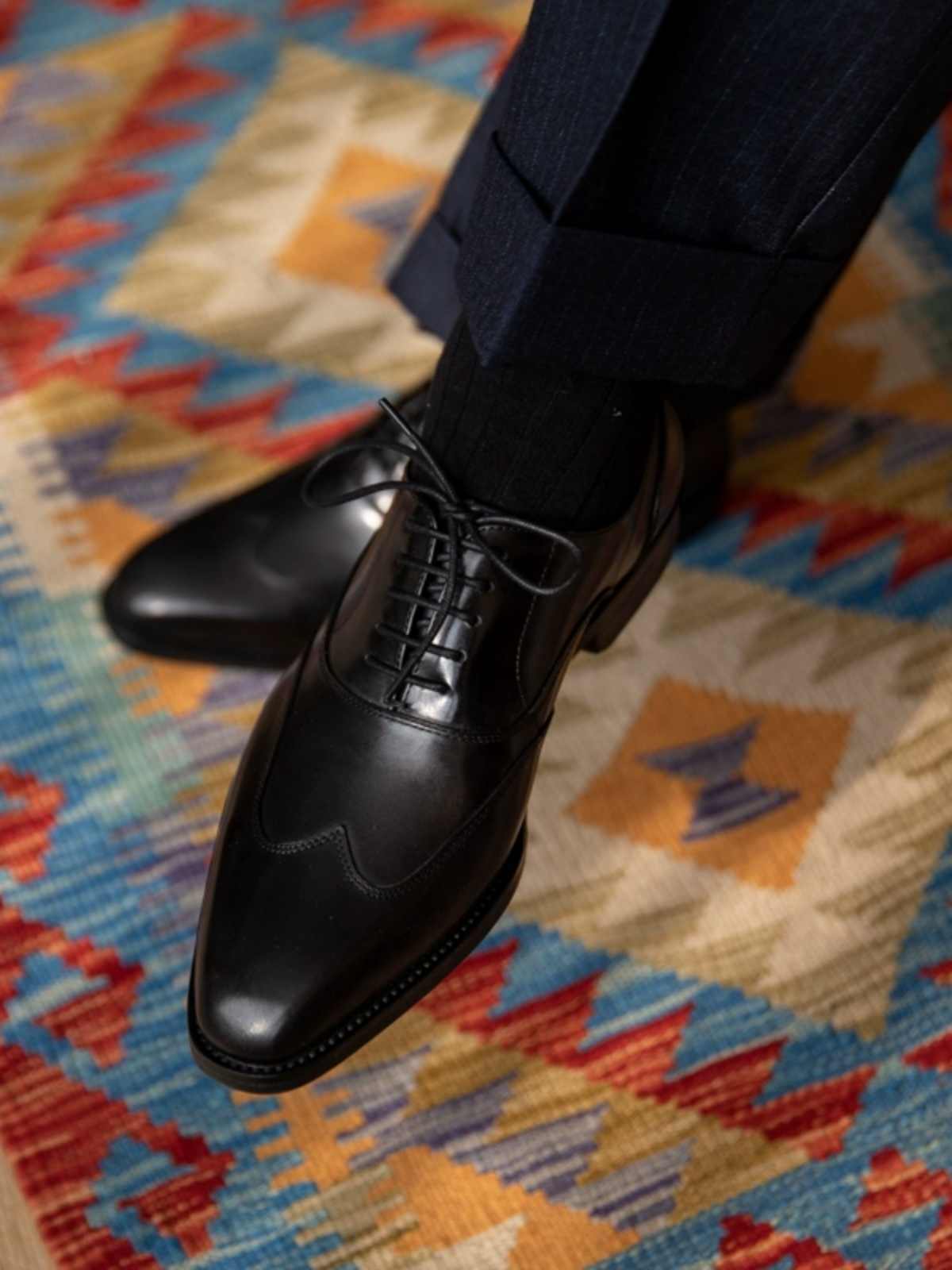Men's Breathable Leather Shoes Black Soft Leather Soft Bottom Spring And Autumn Best Man Men's Business Formal Wear Casual Shoe