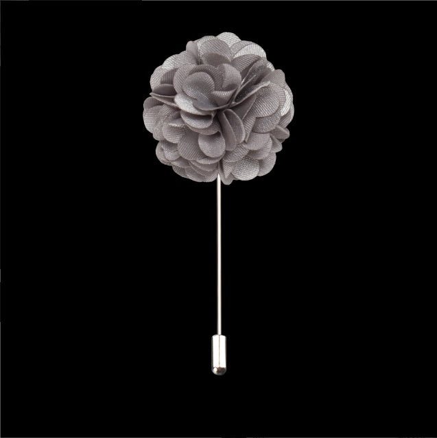Men Floral Brooch