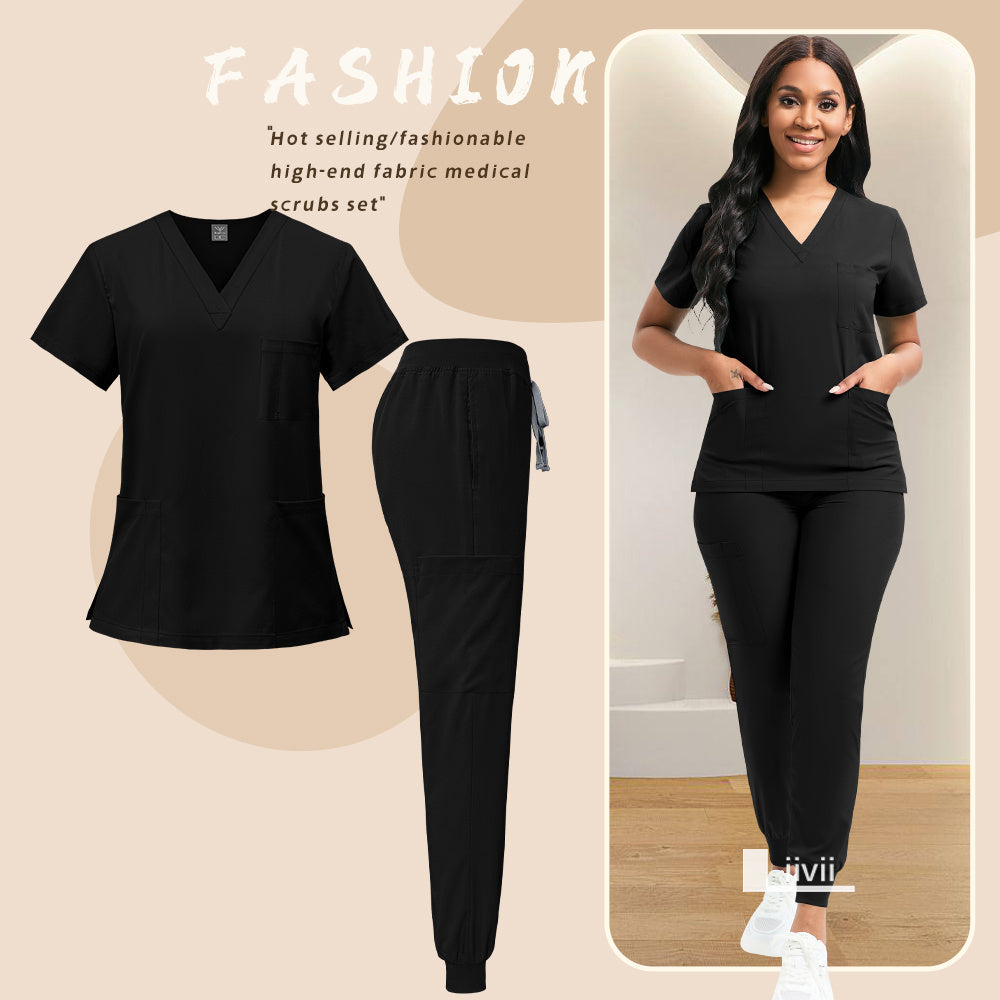 [Scrubs | Workwear] Set of Scrubs And Workwear | for Nurses, Including Overalls And Spa Beauty Attire | Designed for Women