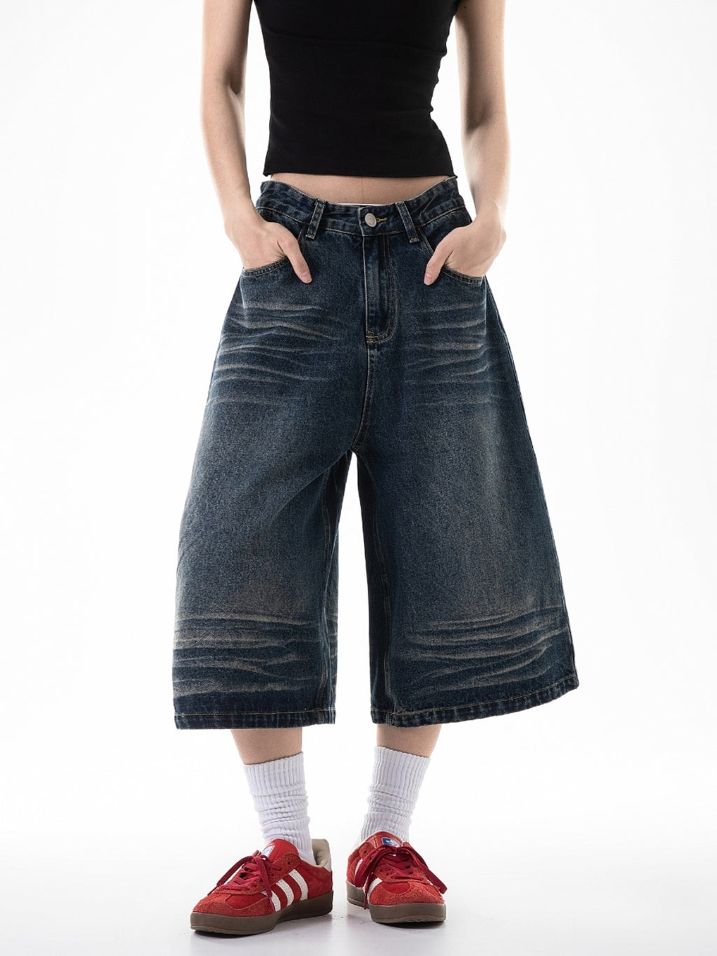 Jeans Loose Straight Cargo pant