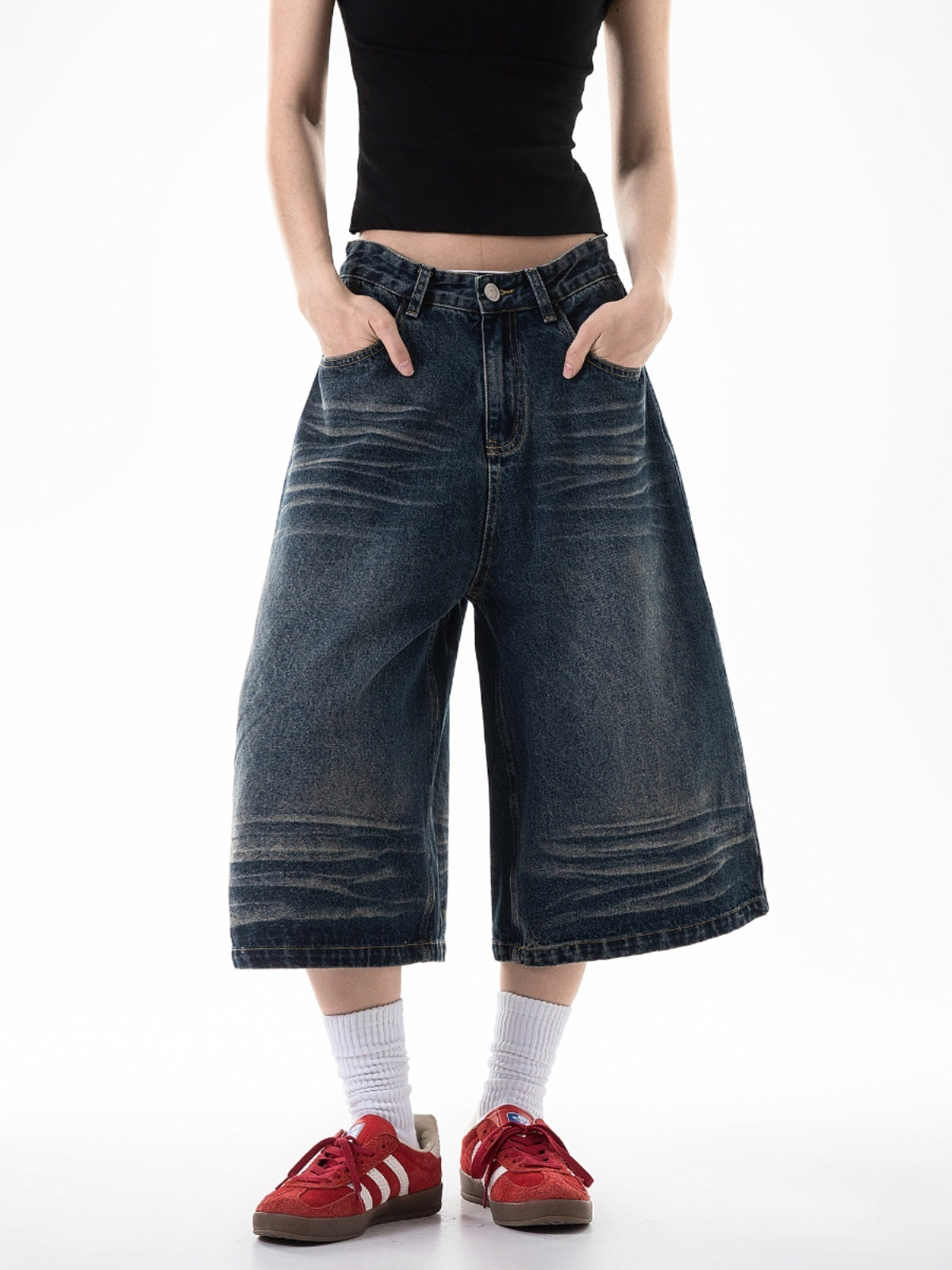 Jeans Loose Straight Cargo pant