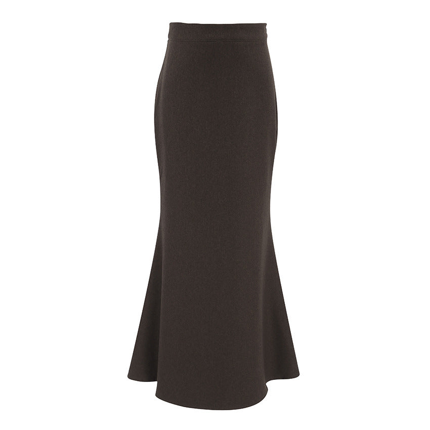 Elegant Skirt Fashion High Waist Professional