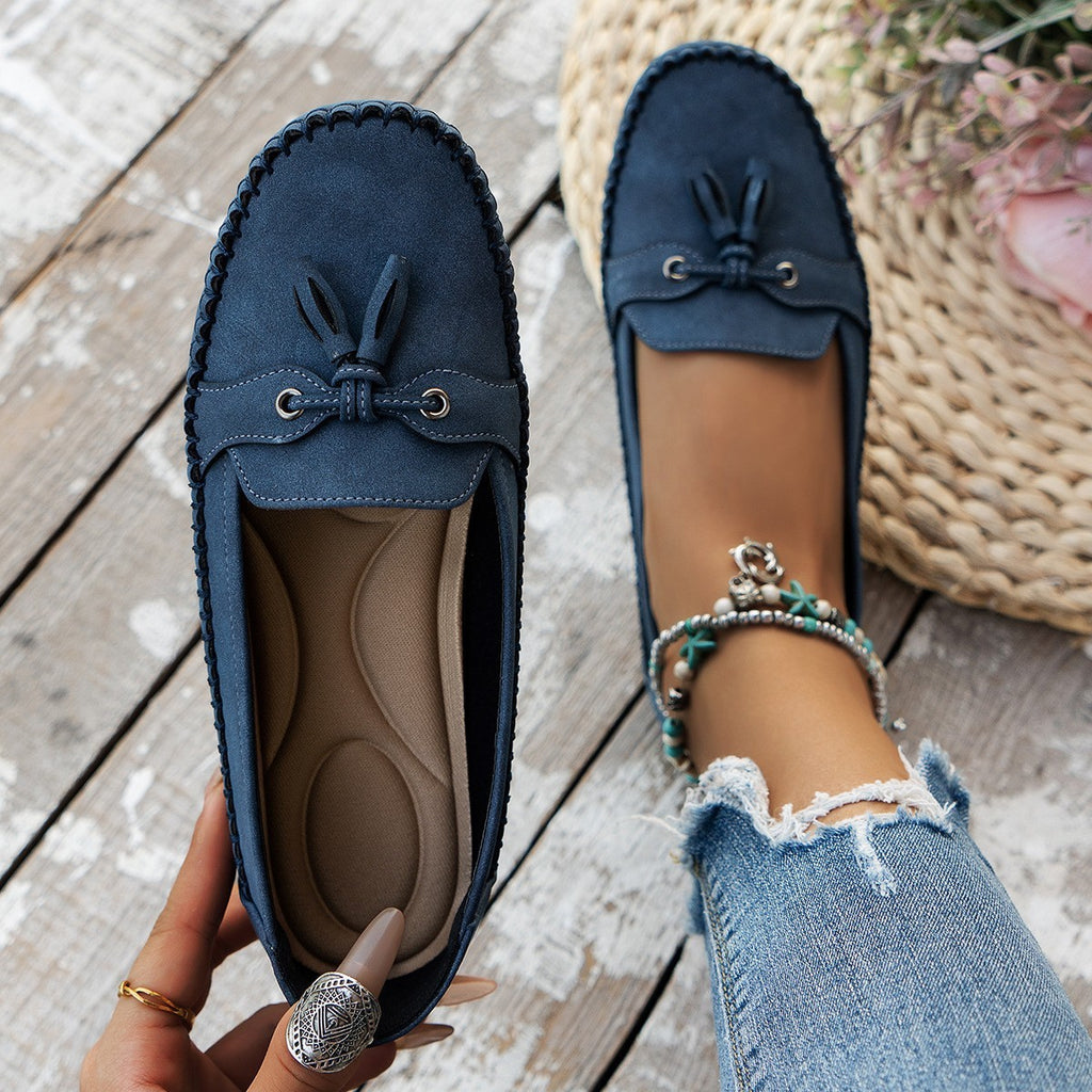 Women's Round Head Non-slip Soft Comfortable Flats Shoes