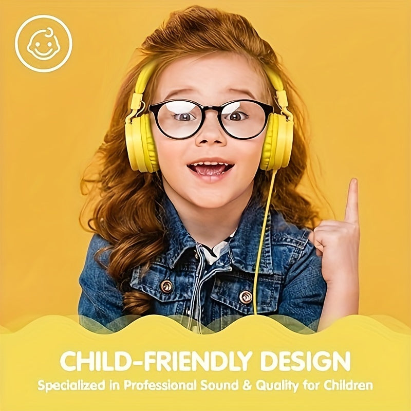 ONTA Kids Headphones For Boys Girls - Child Student Headset Wired Plug Earphones School Teen On Ear For Ipad | Computer | Smart Phone | Amazon Fire Tablet | Laptop | Plane Travel