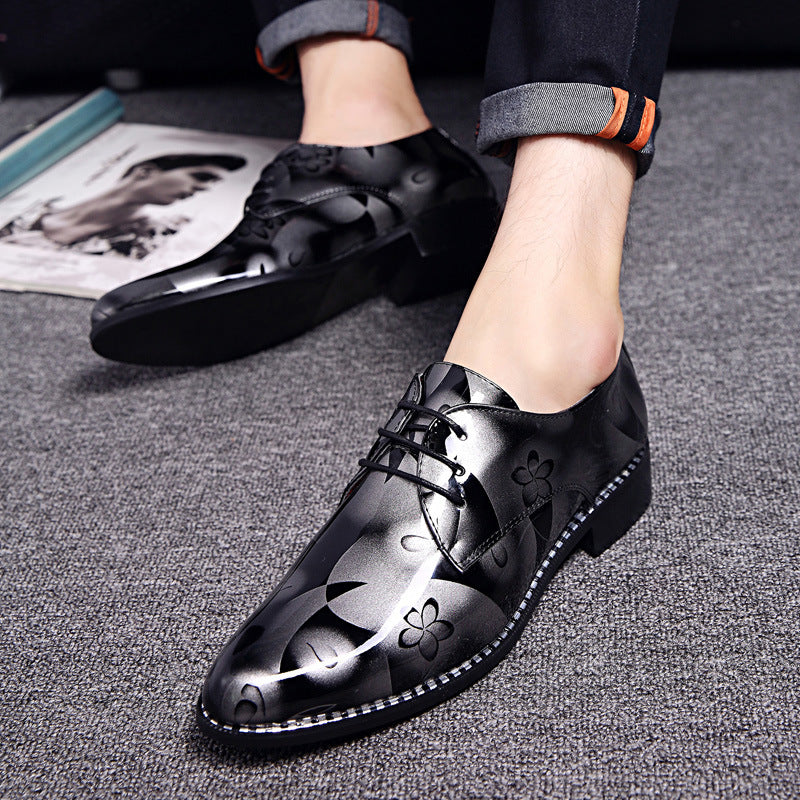 Men's Breathable Leather Shoes Black Soft Leather Soft Bottom Spring And Autumn Best Man Men's Business Formal Wear Casual Shoe