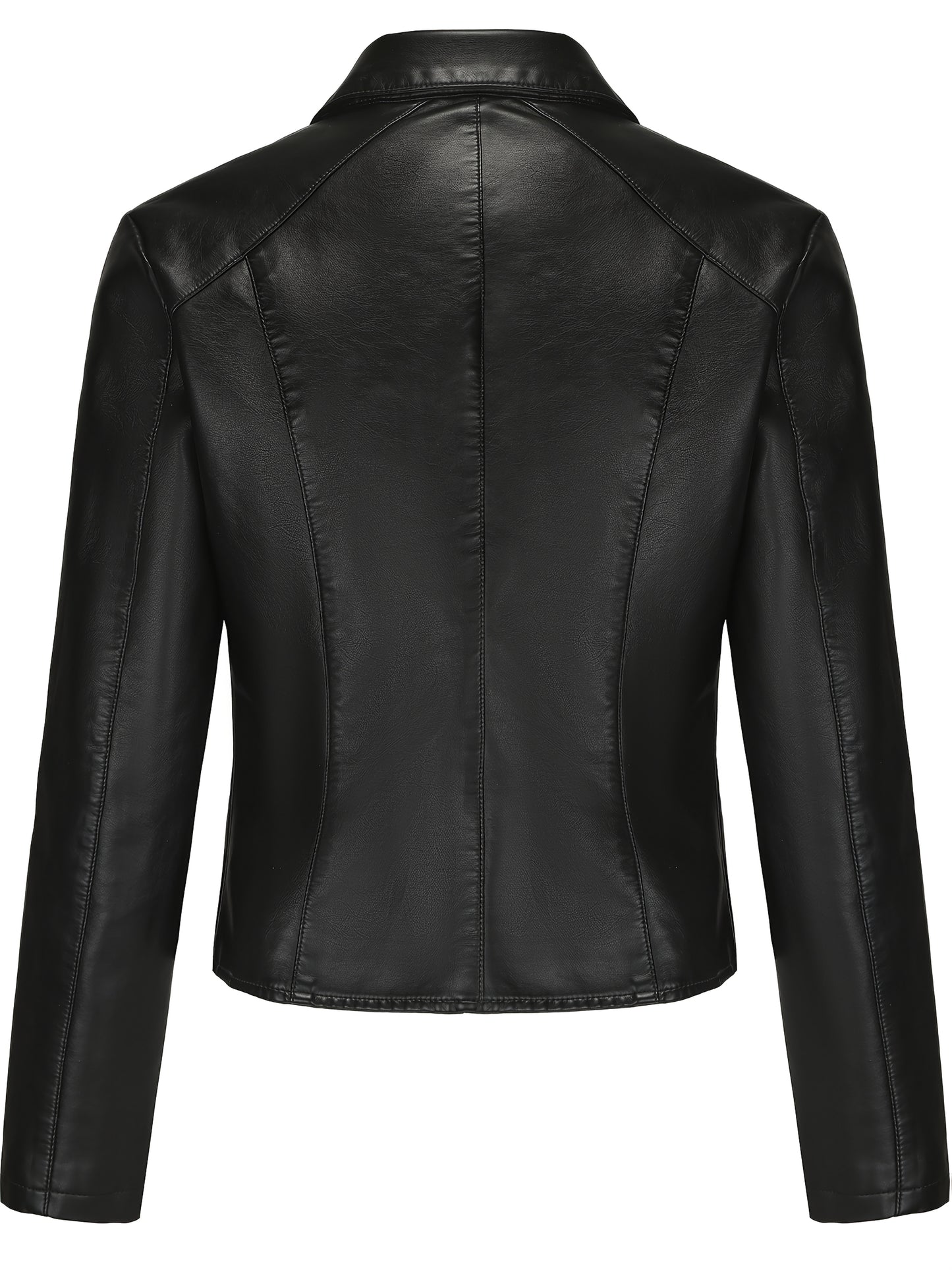 Women's Elegant White Rivet-Studded Jacket - Lightweight High Quality Machine-Washable Long Sleeve Cardigan with Turn- Collar, Regular Fit for All-Season Casual & Formal Wear, Lightweight Cardigan