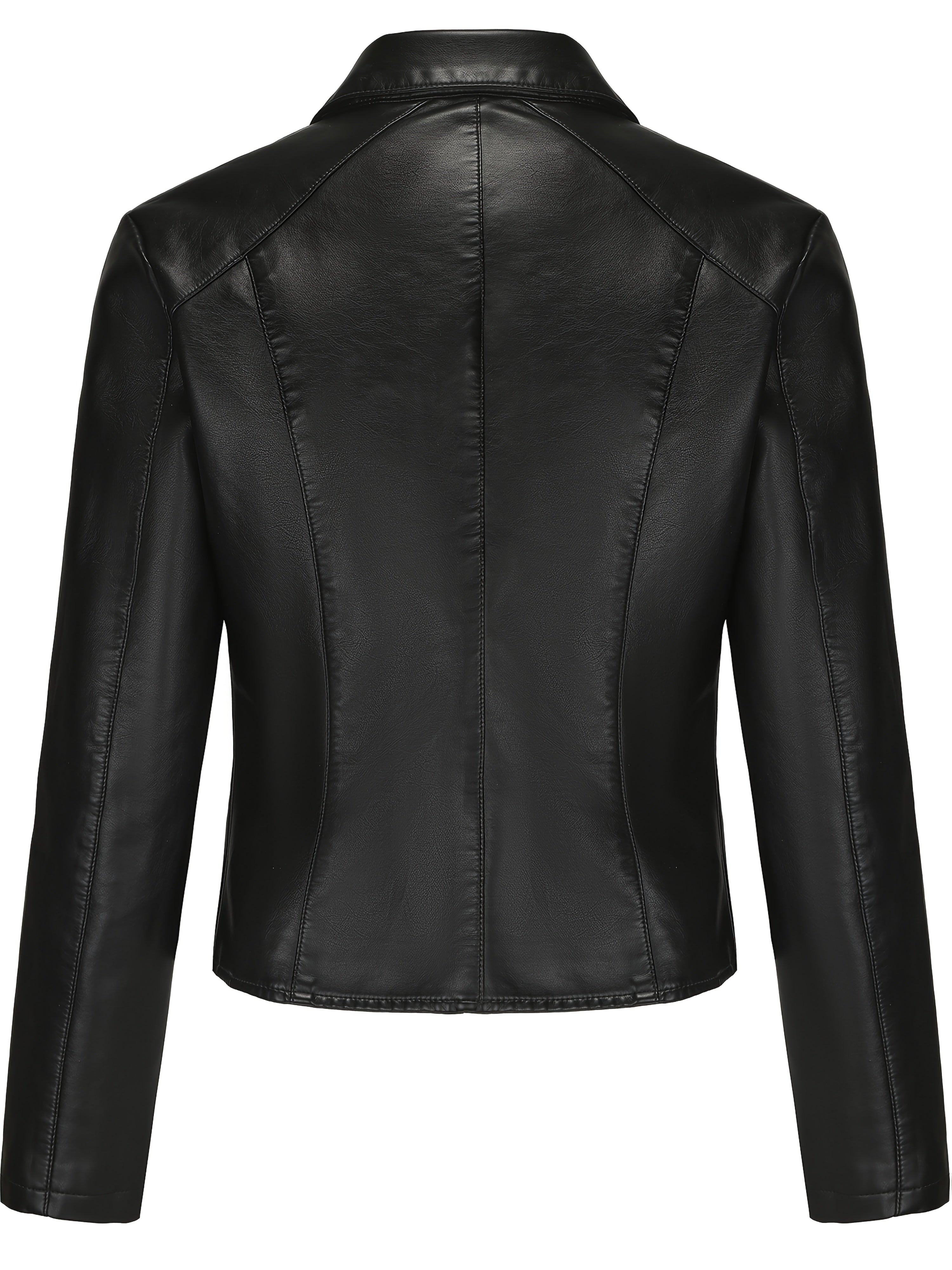 Women's Elegant White Rivet-Studded Jacket - Lightweight High Quality Machine-Washable Long Sleeve Cardigan with Turn- Collar, Regular Fit for All-Season Casual & Formal Wear, Lightweight Cardigan