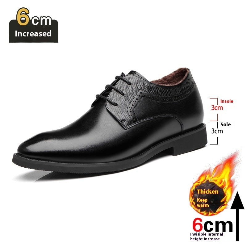 Men's Breathable Leather Shoes Black Soft Leather Soft Bottom Spring And Autumn Best Man Men's Business Formal Wear Casual Shoe