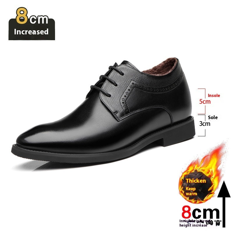 Men's Breathable Leather Shoes Black Soft Leather Soft Bottom Spring And Autumn Best Man Men's Business Formal Wear Casual Shoe