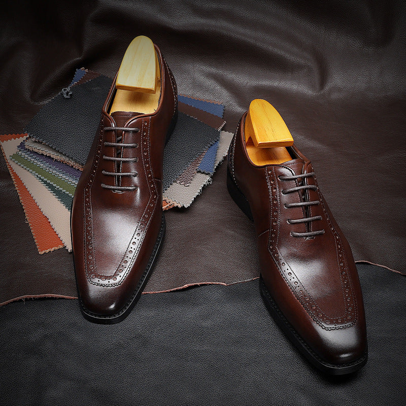Professional Men's Business Formal Wear Leather Shoes