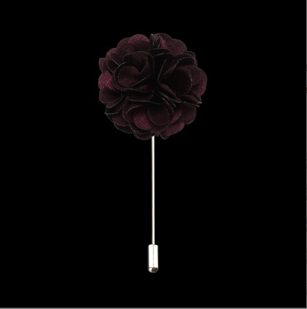 Men Floral Brooch