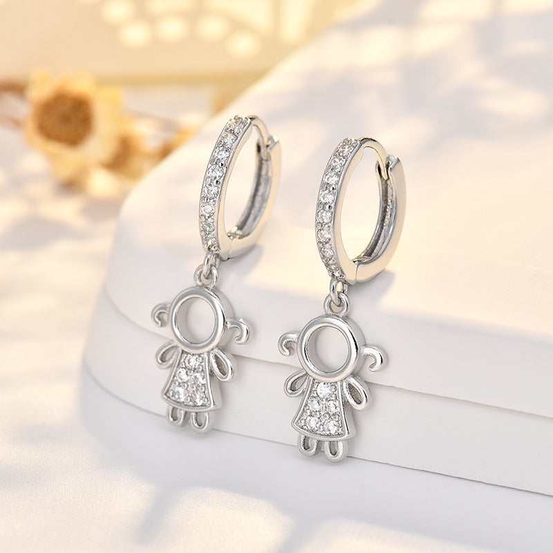 Girl's Earrings Golden