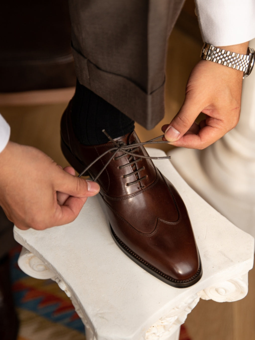 Men's Breathable Leather Shoes Black Soft Leather Soft Bottom Spring And Autumn Best Man Men's Business Formal Wear Casual Shoe