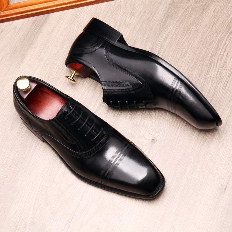 Men's Leather Formal Shoes – Classic Style in Black & Brown | Sizes 36–45