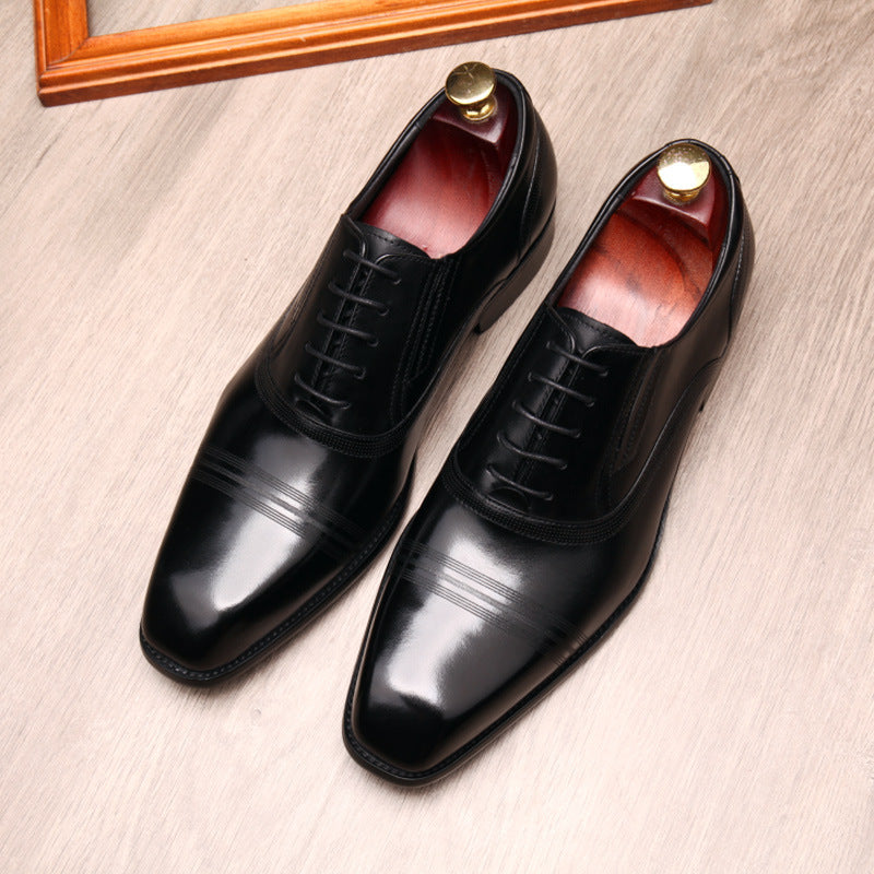 Men's Leather Formal Shoes – Classic Style in Black & Brown | Sizes 36–45