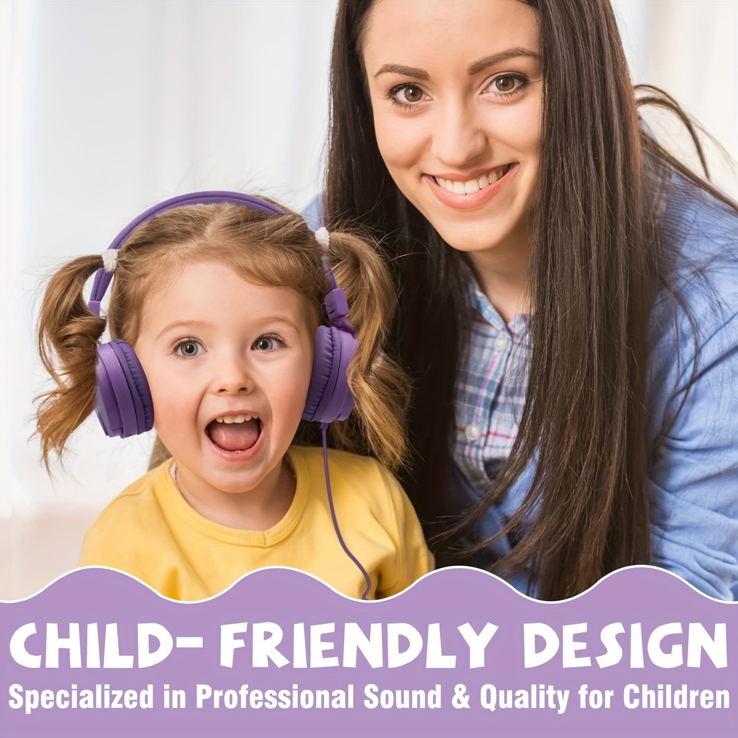 ONTA Kids Headphones For Boys Girls - Child Student Headset Wired Plug Earphones School Teen On Ear For Ipad | Computer | Smart Phone | Amazon Fire Tablet | Laptop | Plane Travel