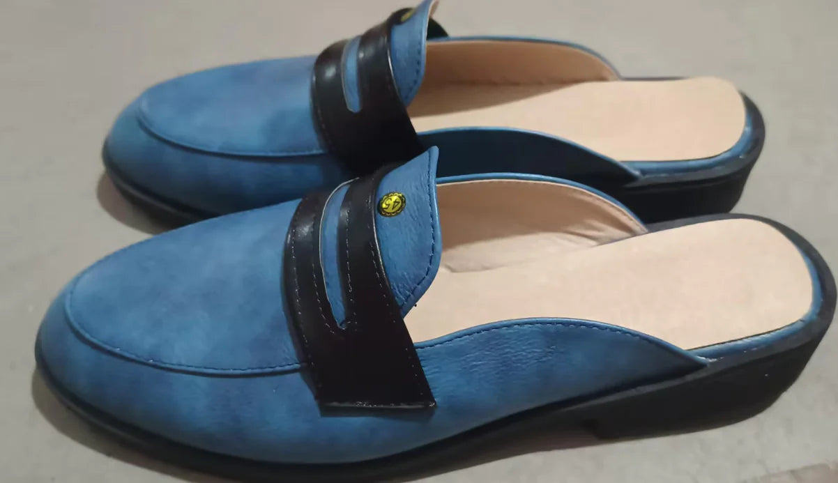 Men's Versatile Casual Leather Shoes and Slippers