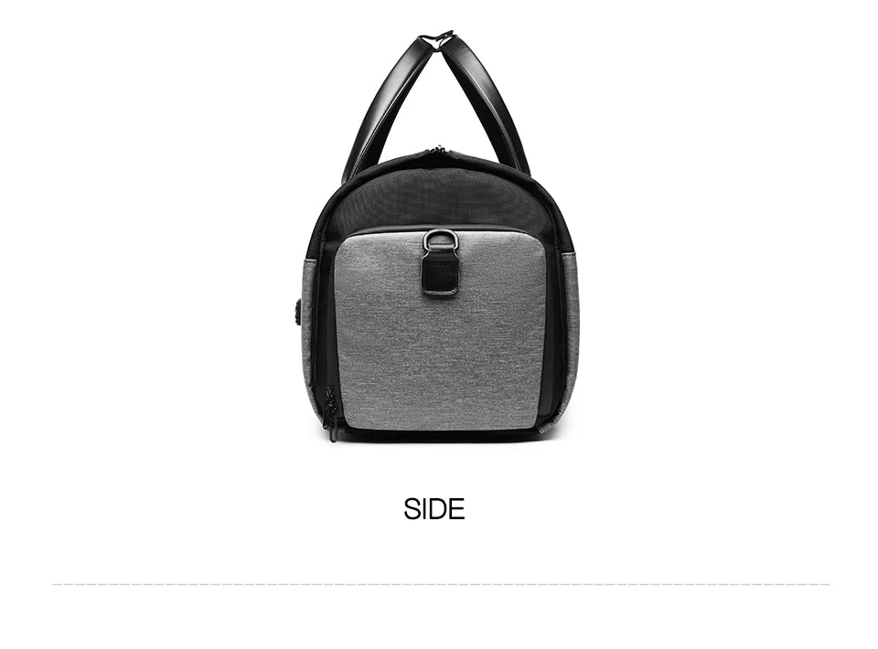 OZUKO Multifunction Men Suit Storage Travel Bag Large Capacity Luggage Handbag Male Waterproof Travel Duffel Bag Shoes Pocket