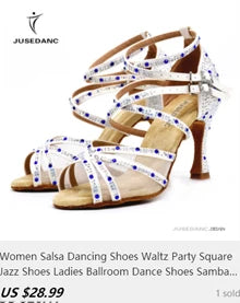 Wedding Shoes For Women Salsa Dance Shoes Woman Sandals With Platform Silver Dance Shoes RhinestoneJuseDanc