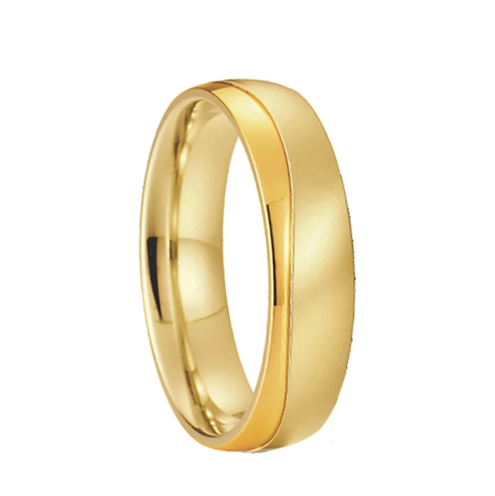 engagement wedding rings for men and women lover's alliance couples 14k rose gold plated ladies fashion jewelry finger ring
