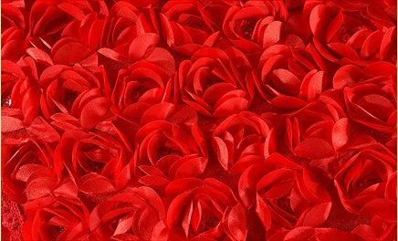 100%Cotton Soft and Breathable Bedspread Pillowcases Double Queen King Rose Luxury Red/Pink Romantic Lace Wedding Bedding Set