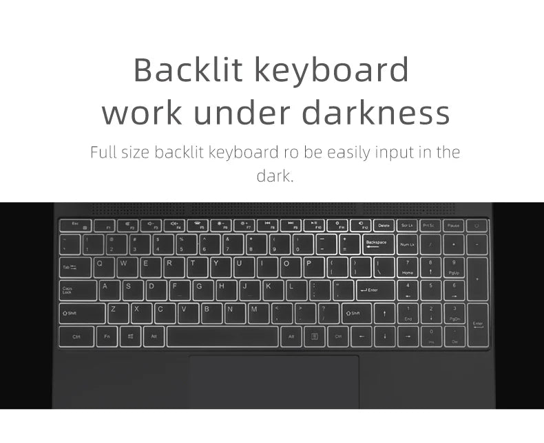 New N5095 Laptop 15.6 Inch IPS Screen 16GB RAM Intel Celeron 11th N5095A Netbook Windows 10 11 Pro Office Notebook Pc Portable