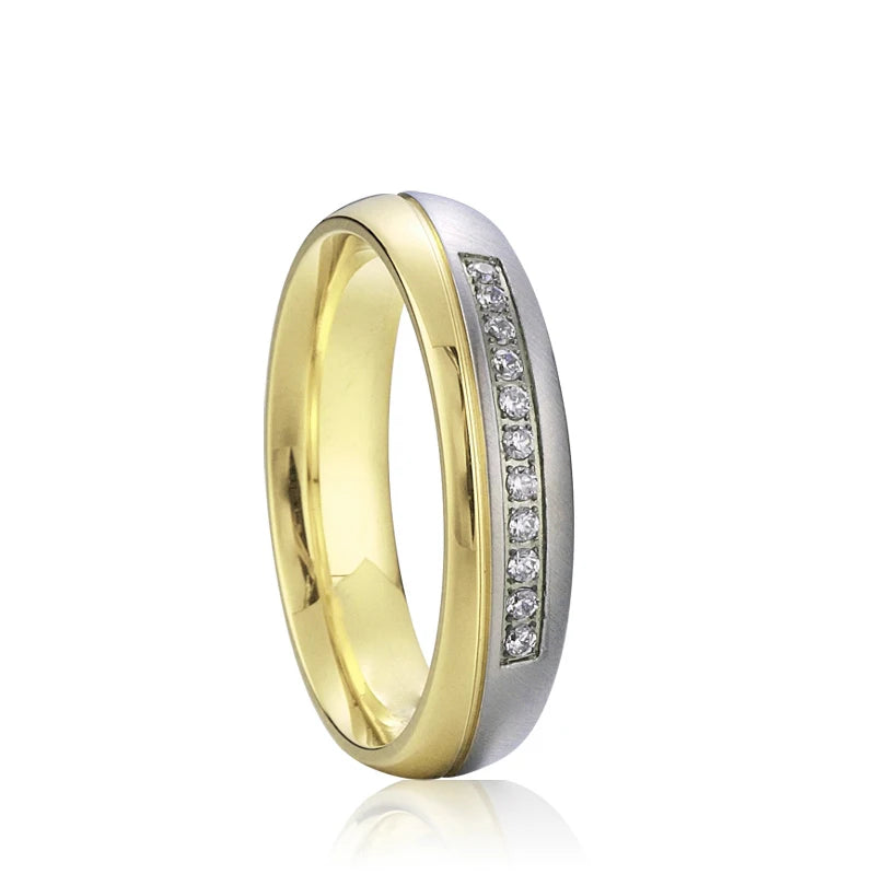 western designer dubai African fine 18k gold plated ladies jewelry cz diamond bridal wedding engagement rings for women girls