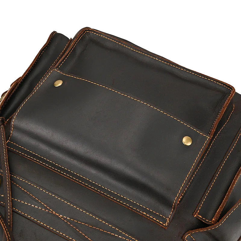 2025 New Arrivals Leather Backpack For Men Male Genuine Leather Laptop Travel Backpack 17 Inch Daypack Shoold Bag Men Male Large