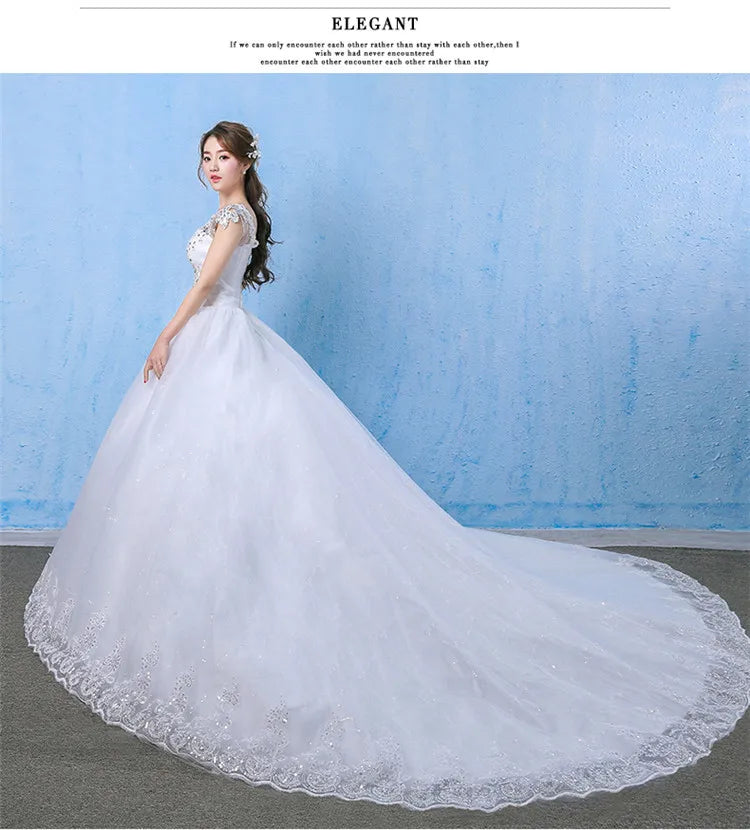 Gryffon Wedding Dress Sexy V-neck Lace Embroidery Court Train Ball Gown Princess Wedding Dresses Vestido De Noiva Plus Size