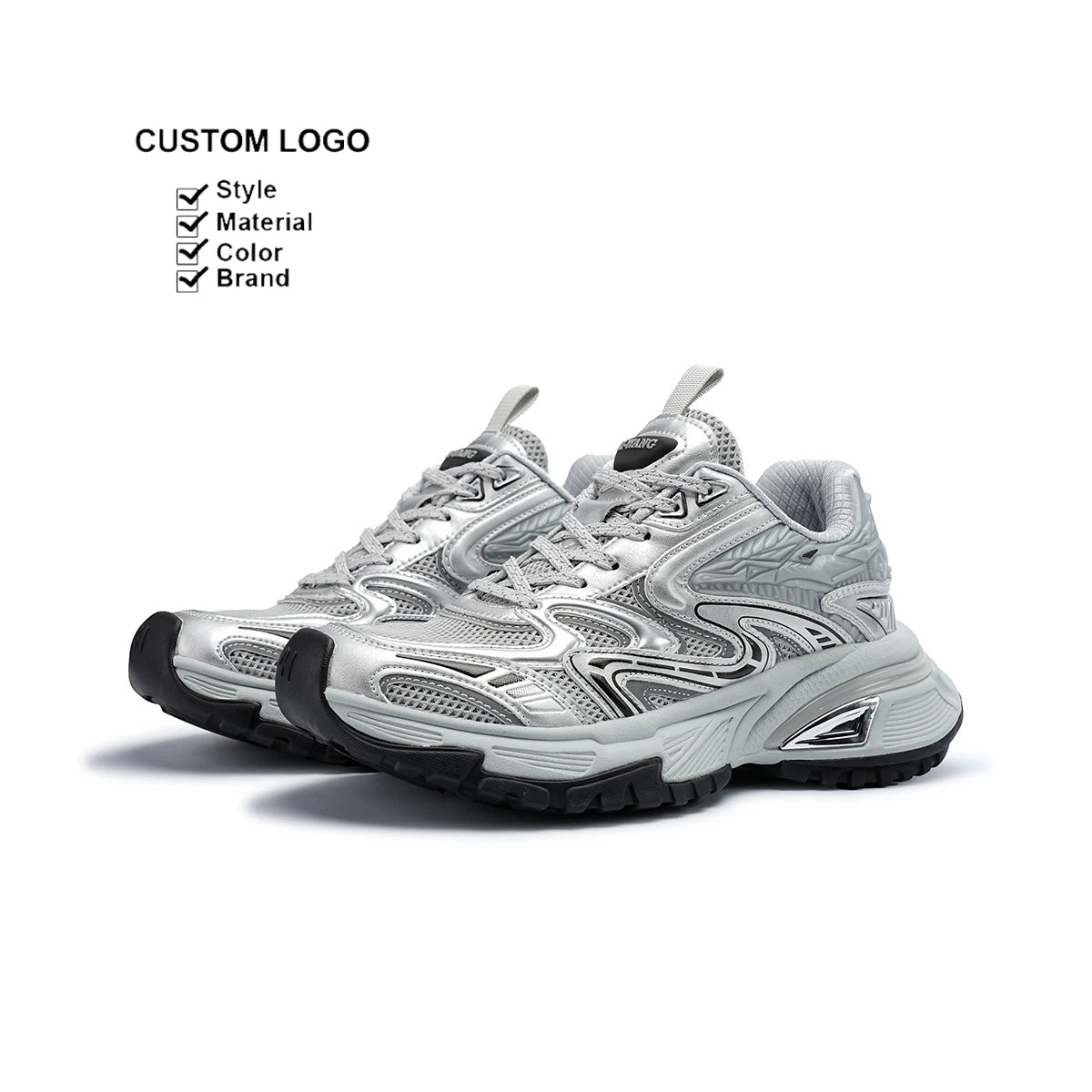 OEM/ODM Designs Shoes Original Luxury Sneakers Manufacturer Customized Unisex Fashion Casual Chunky Winter Walking Shoes