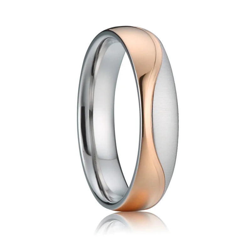 engagement wedding rings for men and women lover's alliance couples 14k rose gold plated ladies fashion jewelry finger ring