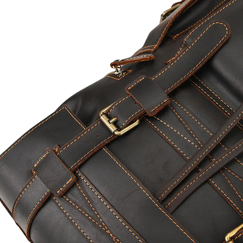 2025 New Arrivals Leather Backpack For Men Male Genuine Leather Laptop Travel Backpack 17 Inch Daypack Shoold Bag Men Male Large