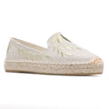 Round Toe Womens Espadrilles Flat Shoes 2022 Hot Sale Real Platform Rubber Slip-on Casual Floral Zapatillas Mujer Sapatos Hemp