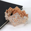Sunspicems Chic Crystal Moroccan Caftan Belt Metal Waist Chain Arab Women Belt Adjustable Ethnic Algeria Bridal Wedding Jewelry