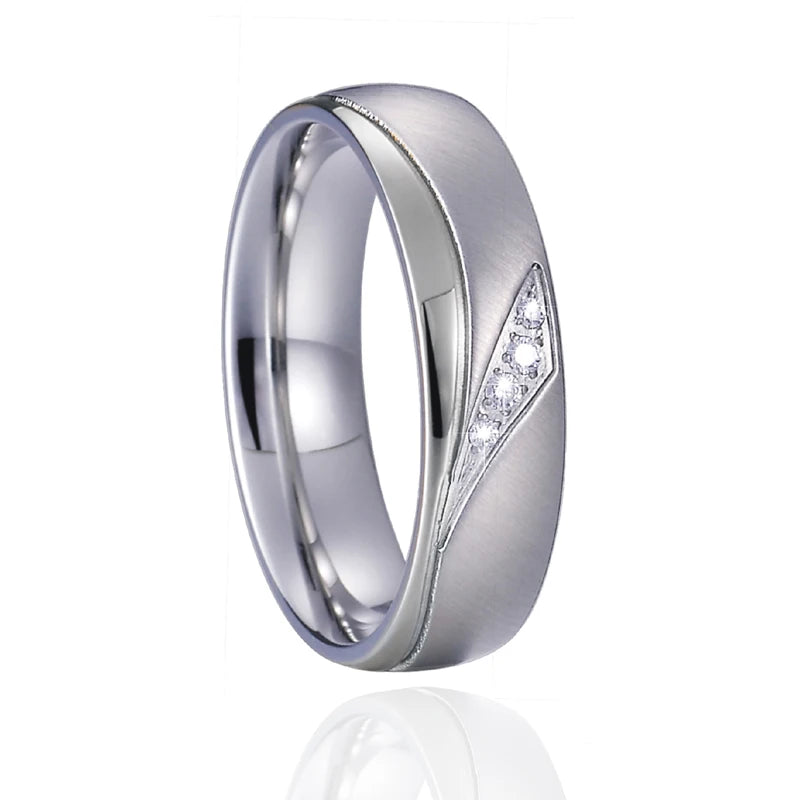 engagement wedding rings for men and women lover's alliance couples 14k rose gold plated ladies fashion jewelry finger ring