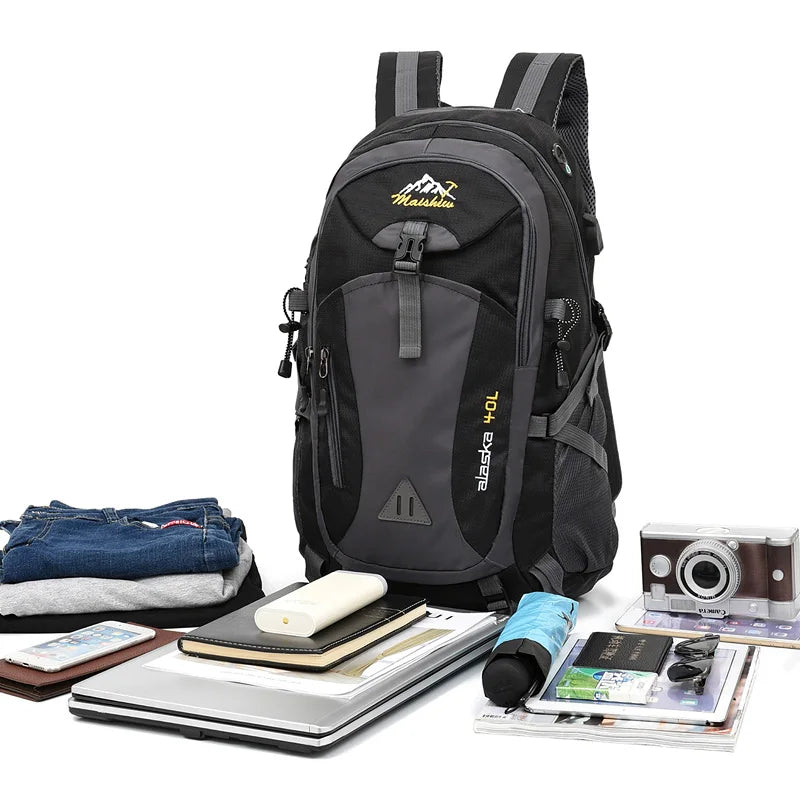 Anti-theft Mountaineering Waterproof Backpack Men Riding Sport Bags Outdoor Camping Travel Backpacks Climbing Hiking Bag For Men