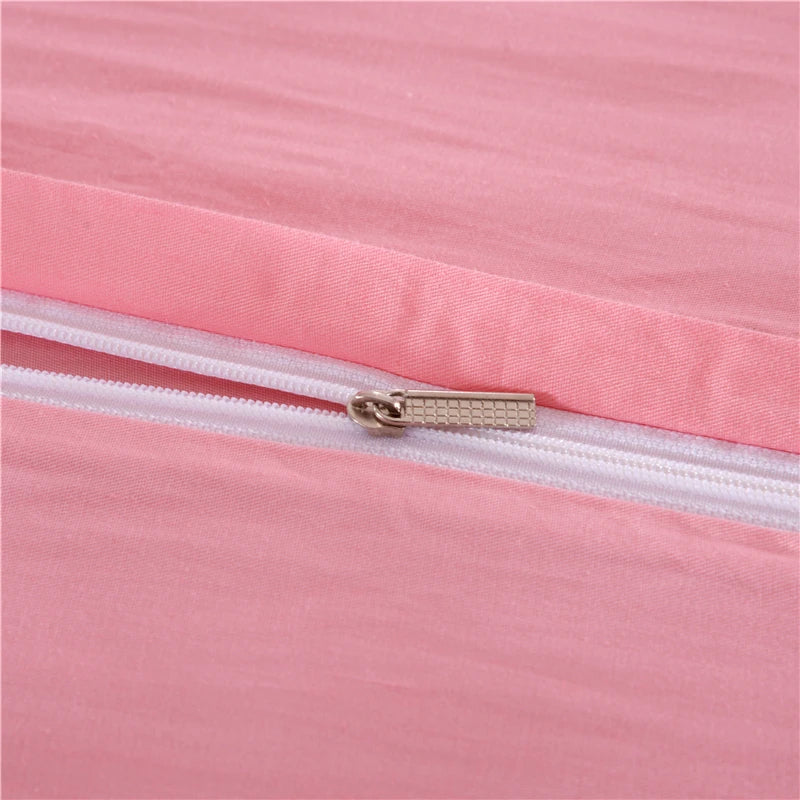 Korean Style Roganic Cotton Jacquard Wedding Lace 4pcs Bridal Duvet Cover Sets