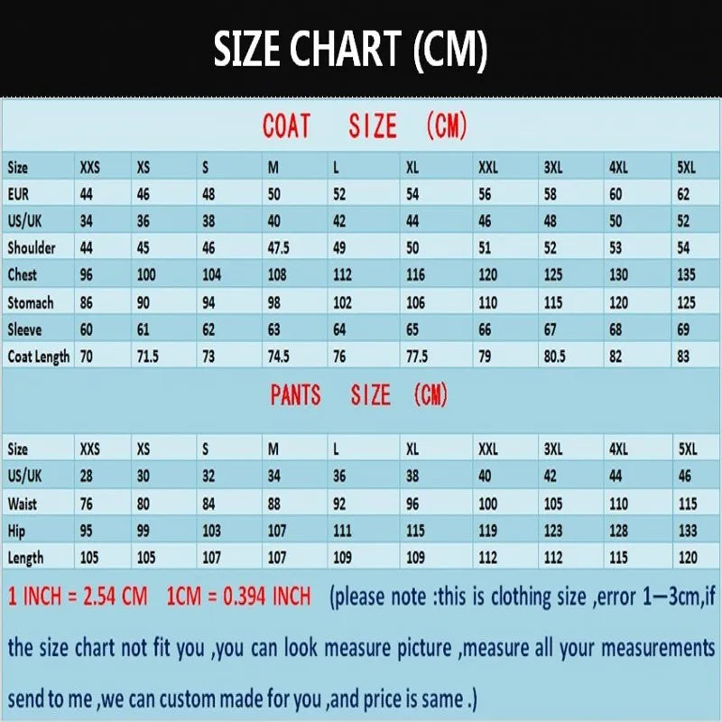 Men slim set