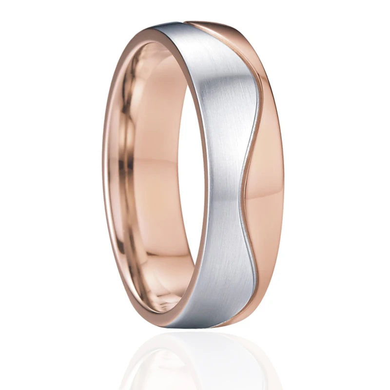 engagement wedding rings for men and women lover's alliance couples 14k rose gold plated ladies fashion jewelry finger ring