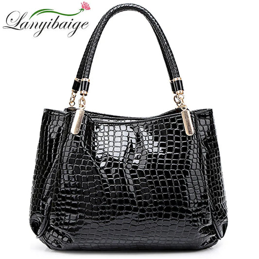 Womens Hand bags Designers Luxury Alligator Handbags Women Shoulder Bags Female Top-handle Bags Sac a Main Fashion Brand Handbag
