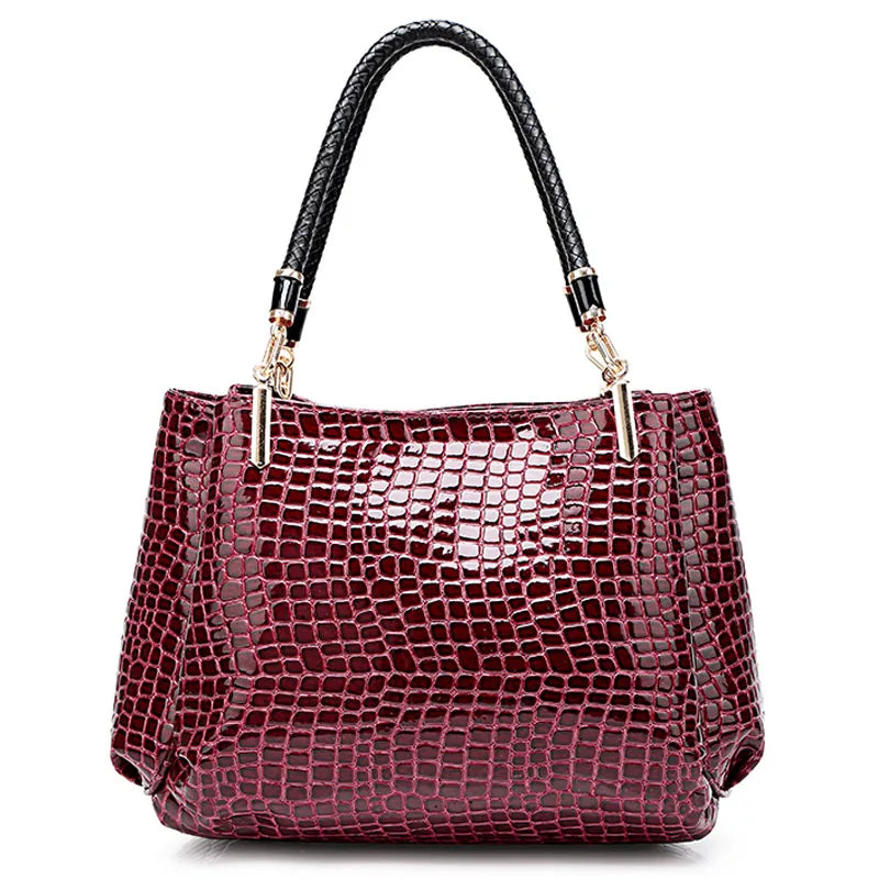 Womens Hand bags Designers Luxury Alligator Handbags Women Shoulder Bags Female Top-handle Bags Sac a Main Fashion Brand Handbag