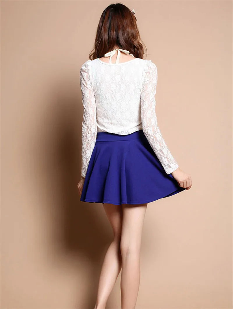 New 2024 Summer Sexy Skirt For Girl Korean Cute Short Skater Fashion female Mini Skirt Women Clothing saia Bottoms jupe faldas