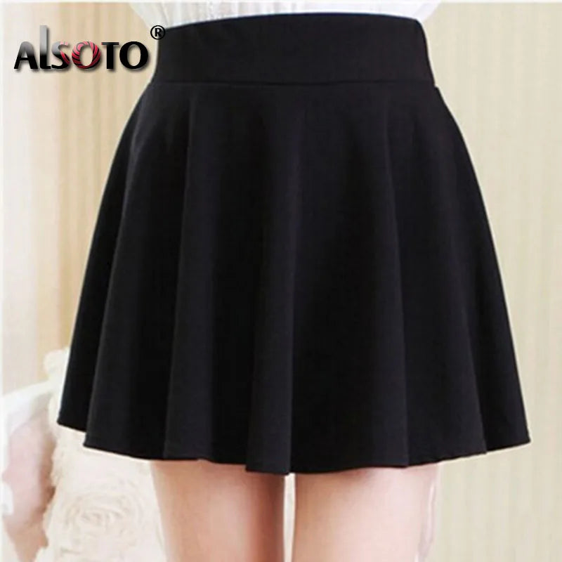 New 2024 Summer Sexy Skirt For Girl Korean Cute Short Skater Fashion female Mini Skirt Women Clothing saia Bottoms jupe faldas
