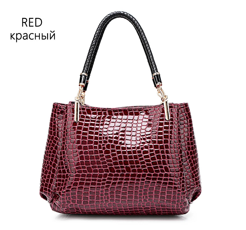 Womens Hand bags Designers Luxury Alligator Handbags Women Shoulder Bags Female Top-handle Bags Sac a Main Fashion Brand Handbag