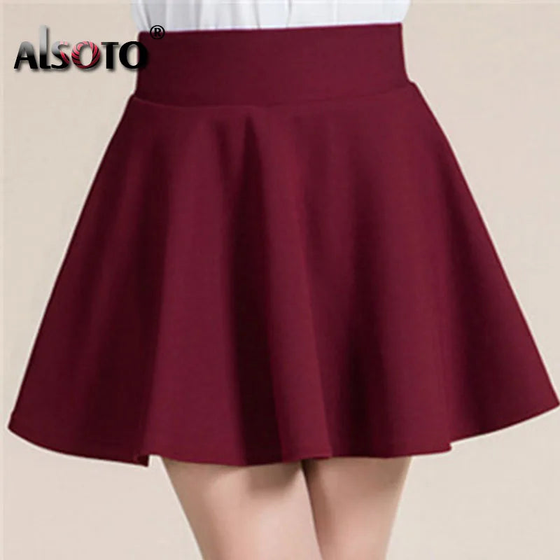 New 2024 Summer Sexy Skirt For Girl Korean Cute Short Skater Fashion female Mini Skirt Women Clothing saia Bottoms jupe faldas