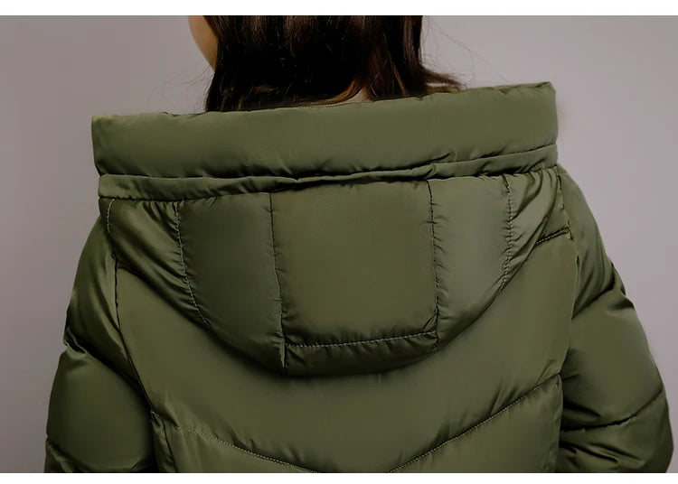 2025 Women's Winter Coats Long Section Warm Down Basic Jacket Coat Fashion Slim Outwear Female Korean Large Size Jackets M-6XL